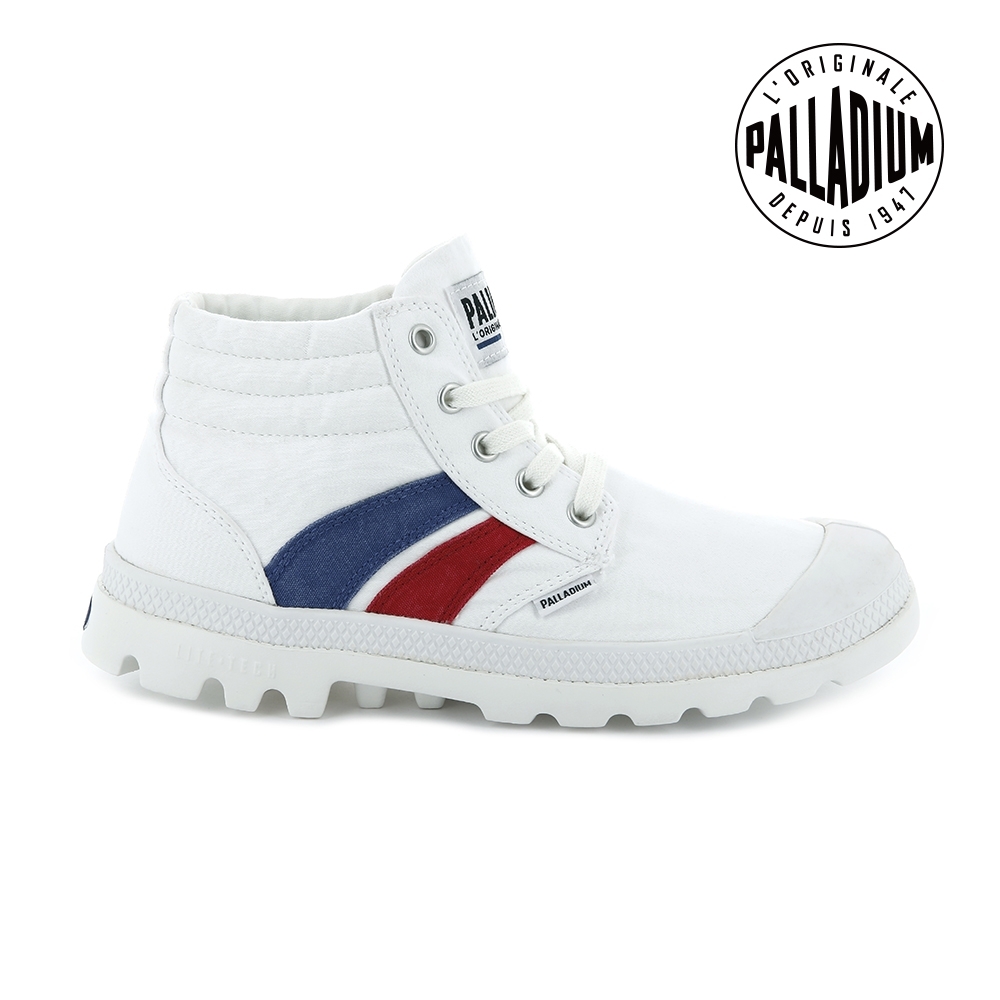 PALLADIUM RETRO LITE SUPPLY輕量帆布靴-女-白