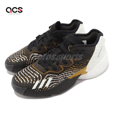 adidas 籃球鞋 D O N Issue 4 黑 金 白 男鞋 米契爾 Mitchell 愛迪達 HR0720