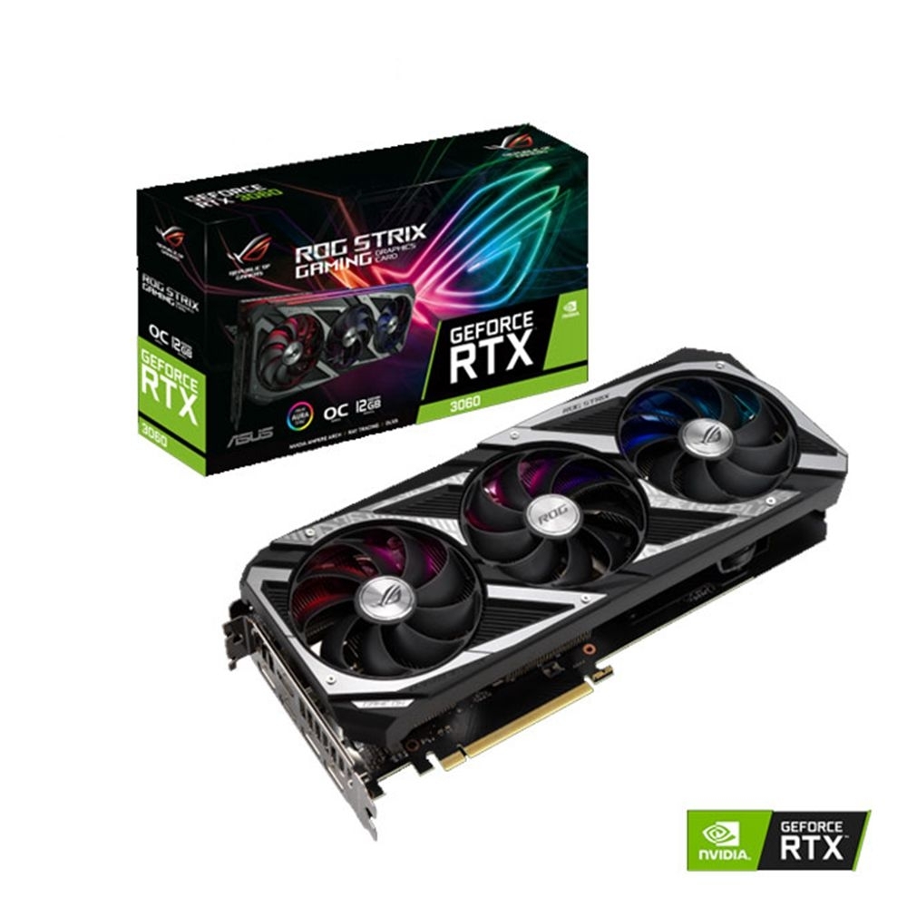 ASUS 華碩 ROG Strix GeForce RTX 3060 OC 超頻版 12GB GDDR6 顯示卡