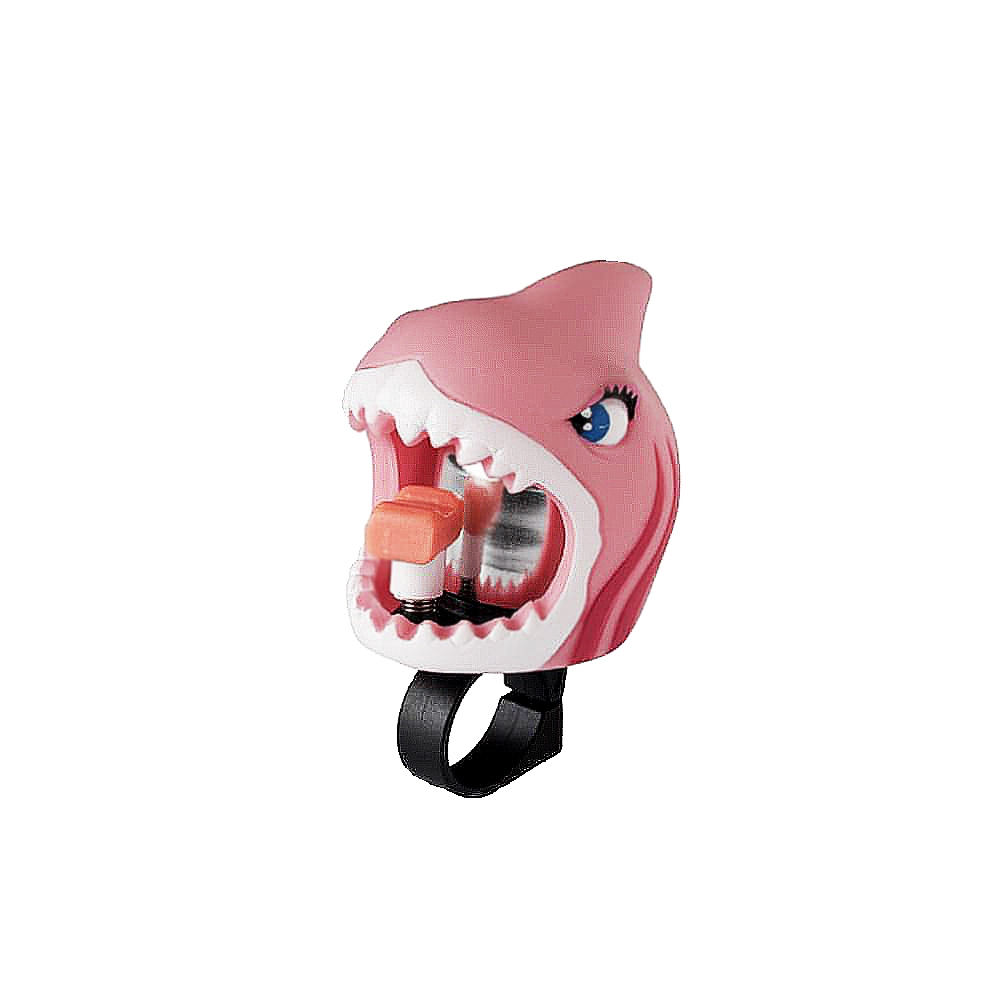 3D立體動物車鈴-粉紅鯊魚