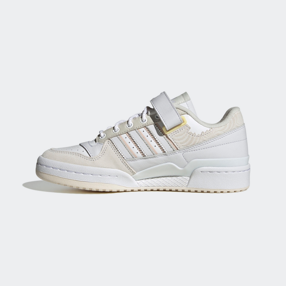 ADIDAS ORIGINALS FORUM LOW W 女休閒鞋-米色-ID2559