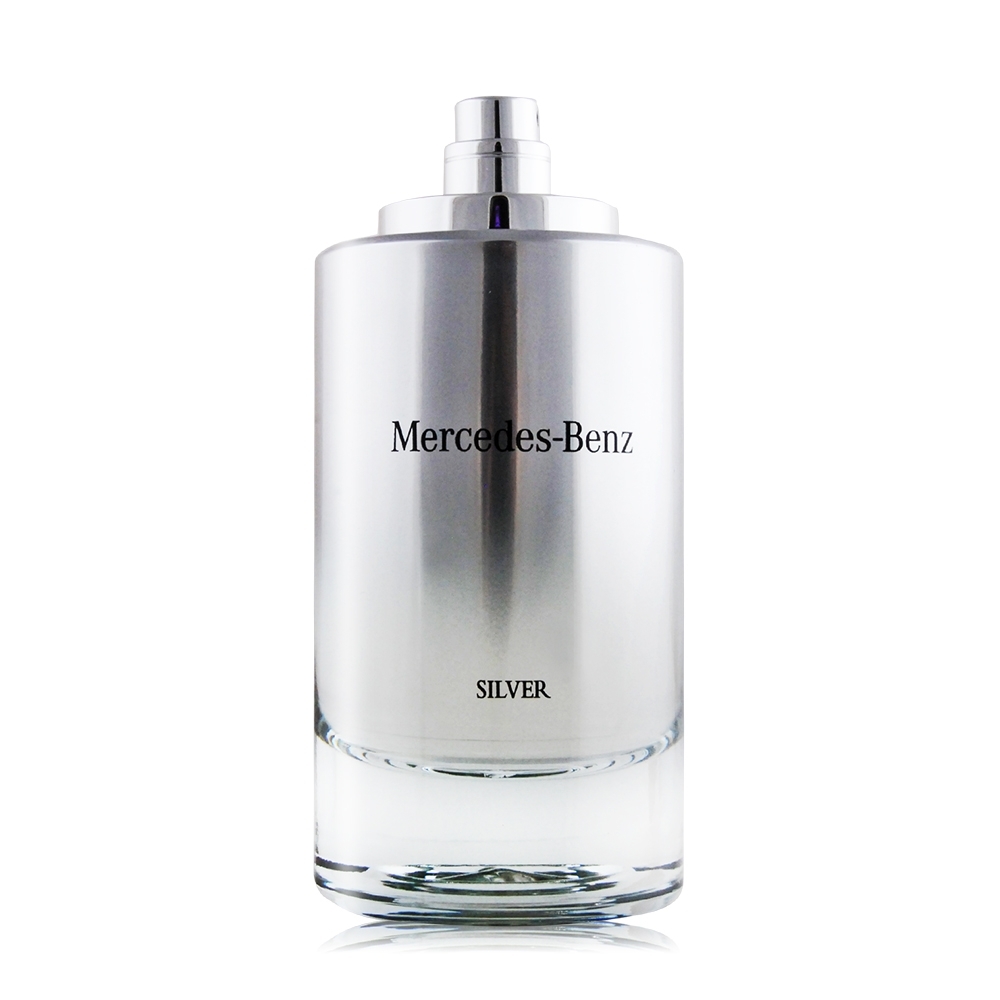 Mercedes Benz 賓士 銀輝幻羽男性淡香水 SILVER 120ml EDT-國際航空版-TESTER