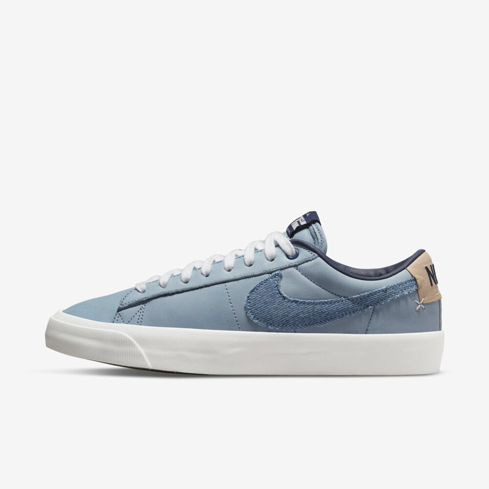 Nike Zoom Blazer Low PRO GT PRM [DM8890-100] 男 休閒鞋 單寧 穿搭 淺藍