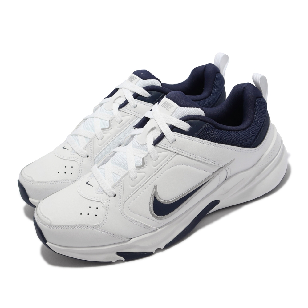 Nike 訓練鞋 Defyallday 運動 男鞋 健身房 皮革鞋面 支撐包覆 綜合訓練 白 藍 DJ1196-100