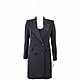 Max Mara PETALI 雙排釦緞面領黑色羊毛修身西裝外套 洋裝(附內襯) product thumbnail 1