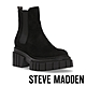 STEVE MADDEN-HAILSTORM 素面厚底中筒靴-絨黑色 product thumbnail 1