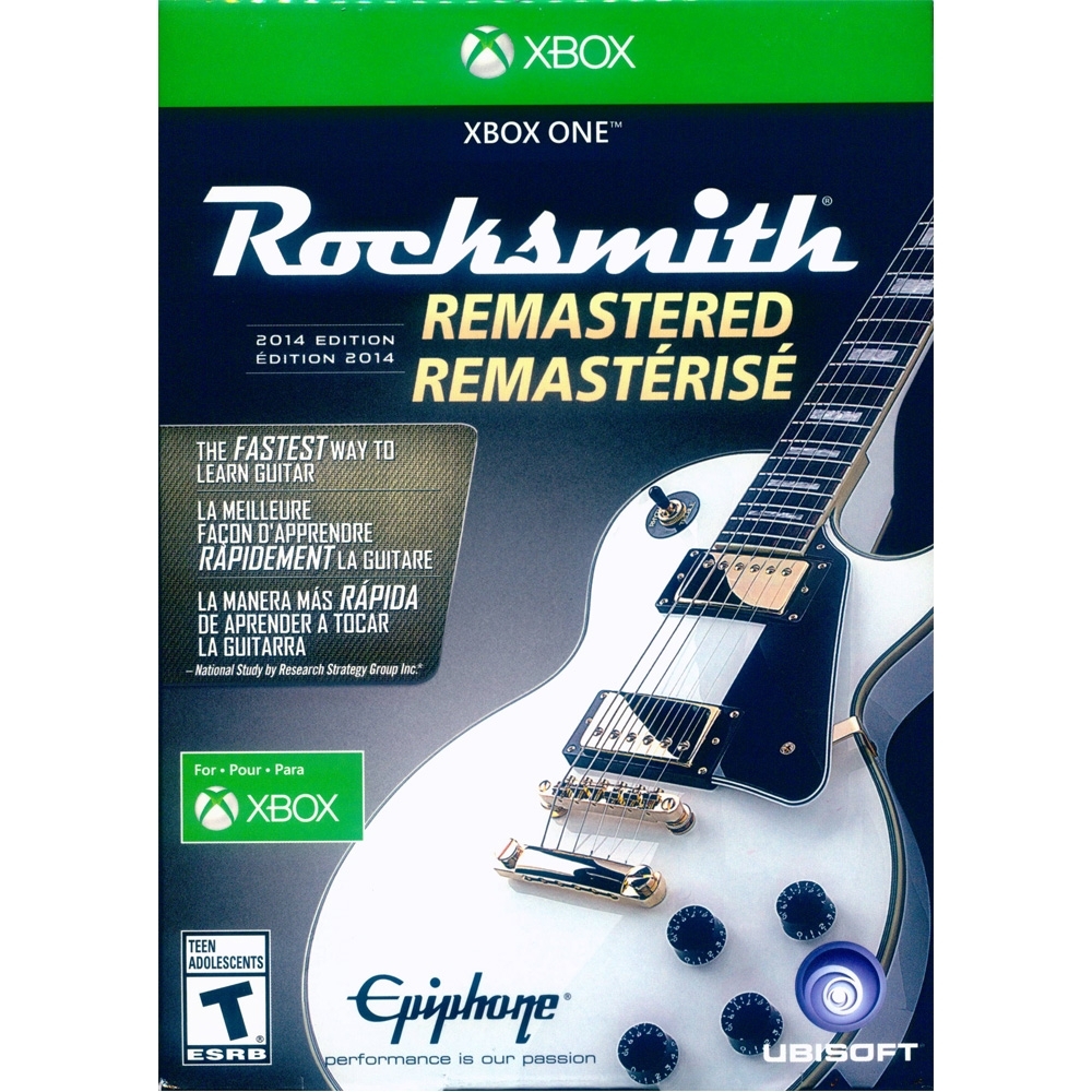 搖滾史密斯 2014 重製版(附音源線) Rocksmith 2014 Edition Remastered- XBOX ONE 英文美版