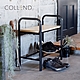 日本COLLEND IRON 鋼製玄關雙層收納鞋凳/置物架-DIY product thumbnail 2