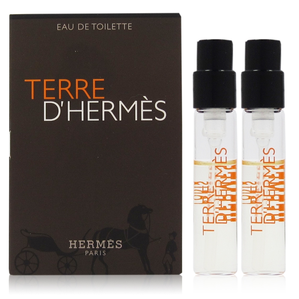 HERMES愛馬仕 大地男性淡香水 2ml*2入