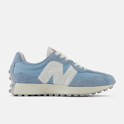 New Balance 327系列 男女休閒鞋-藍白-U327LL-D