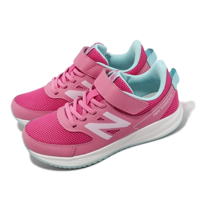 New Balance 童鞋 570 V3 寬楦 中童 慢跑鞋 粉紅 白 魔鬼氈 運動鞋 NB 紐巴倫 YT570PC3-W