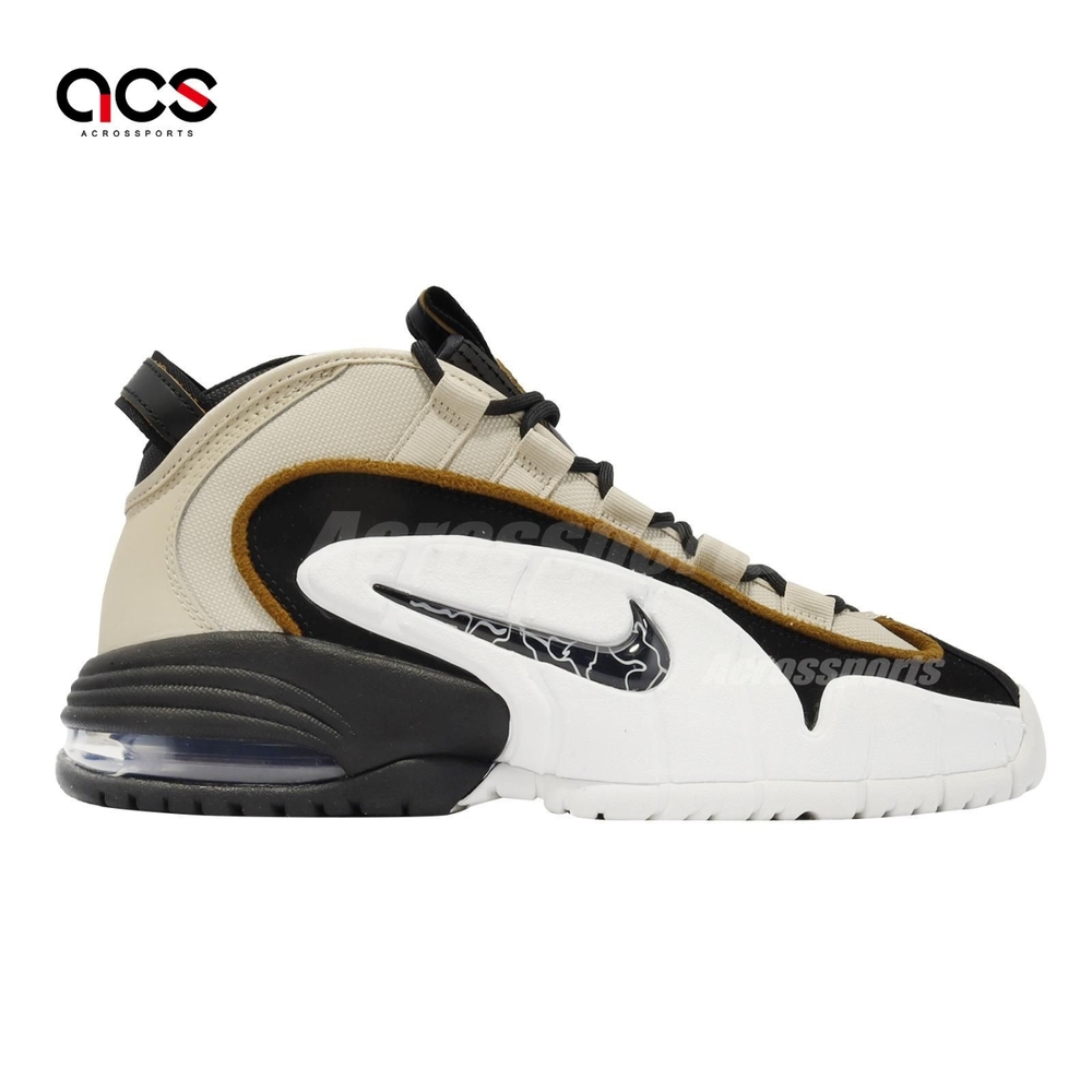 Nike 休閒鞋Air Max Penny 1 Rattan 黑白卡其男鞋哈德威籃球鞋DV7442