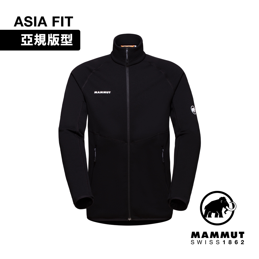 Mammut 長毛象】Aconcagua ML Jacket AF Men 透氣快乾刷毛立領外套黑色