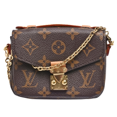 LV Louis Vuitton路易威登 M81267 MICRO Metis系列經典Monogram斜背郵差包(迷你)