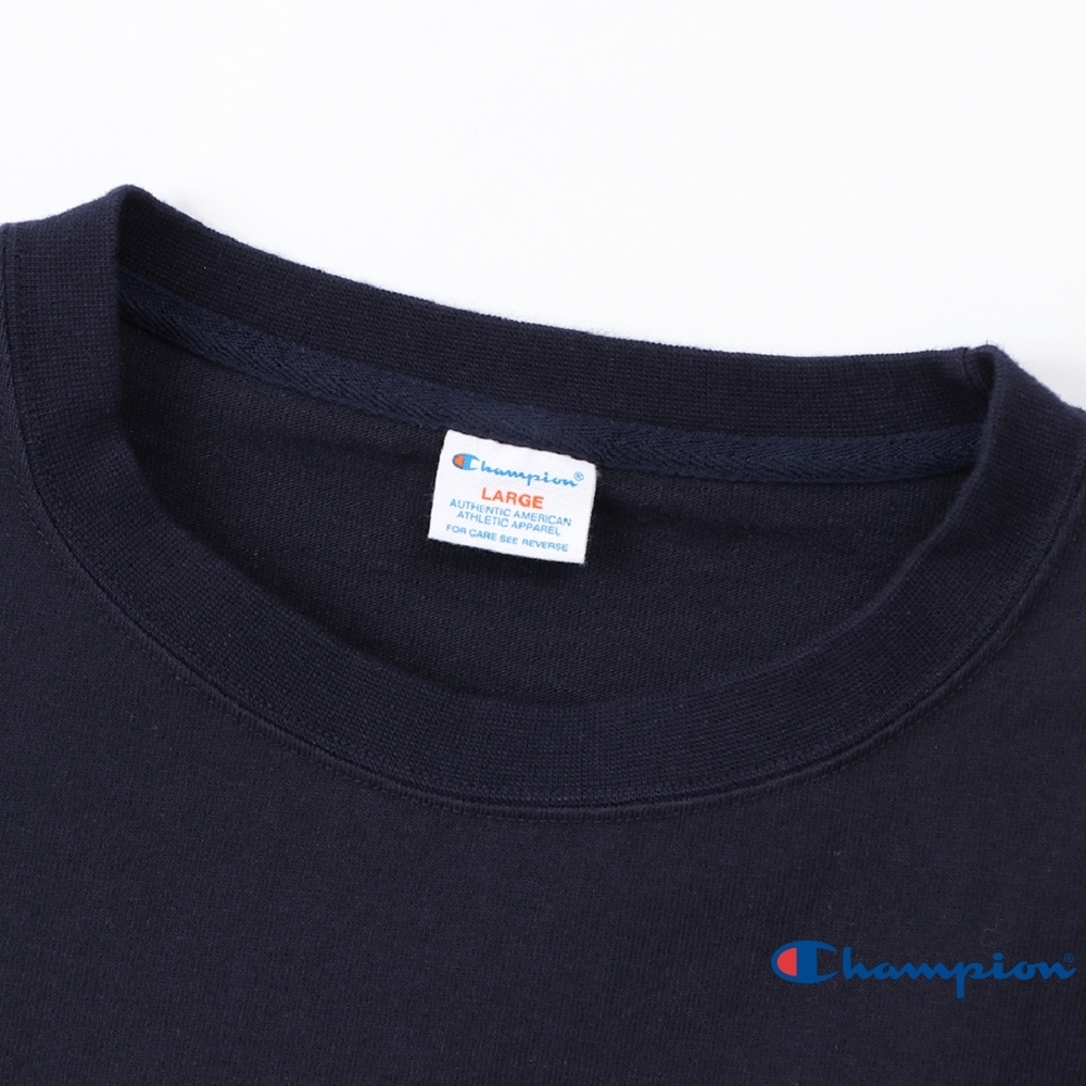 Champion Campus Logo長袖Tee 深藍色| 長袖| Yahoo奇摩購物中心