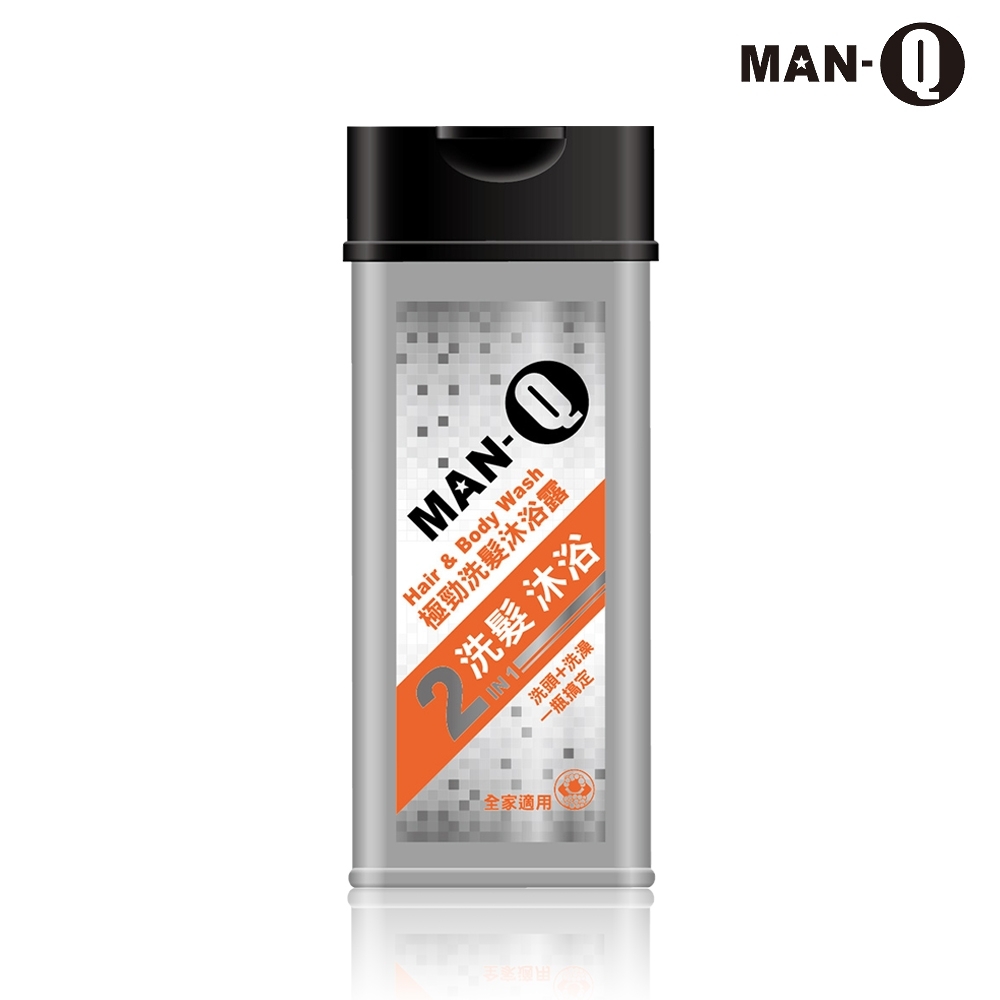 MAN-Q 2in1極勁洗髮沐浴露(350ml)