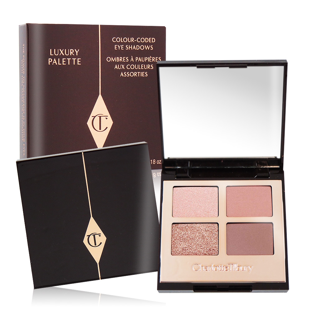 (NG良品)Charlotte Tilbury 四色眼影盤#pillow talk 5.2g-國際航空版 瑕疵