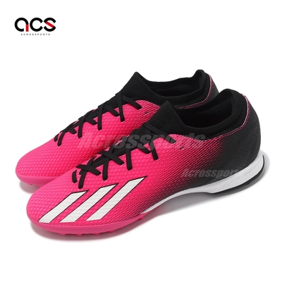 adidas 足球鞋 X Speedportal 3 TF 男鞋 桃紅 黑 抓地 緩衝 人工草皮 運動鞋 愛迪達 GZ2470
