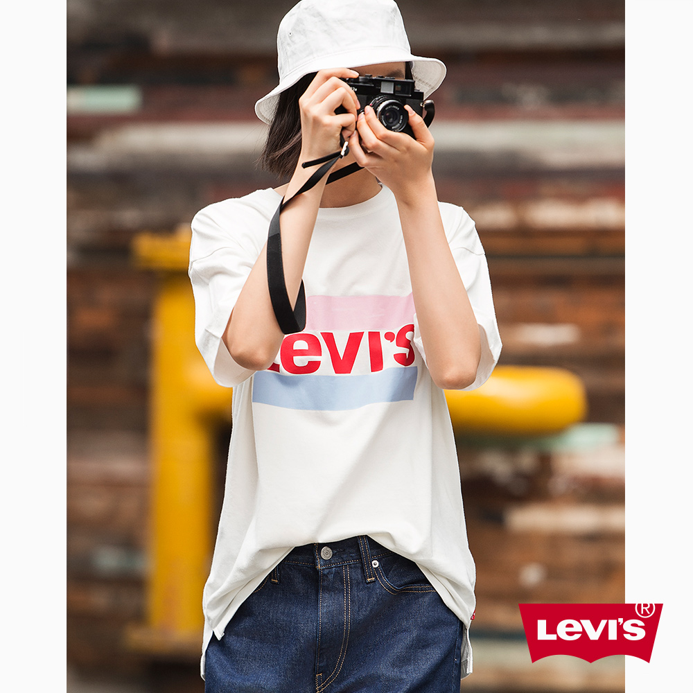 Levis T恤 女裝 短袖純棉TEE LOGO