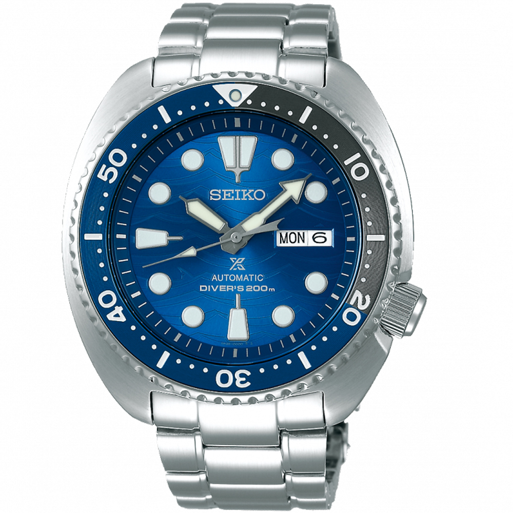 SEIKO精工PROSPEX系列藍色浪潮潛水機械錶(SRPD21J1)