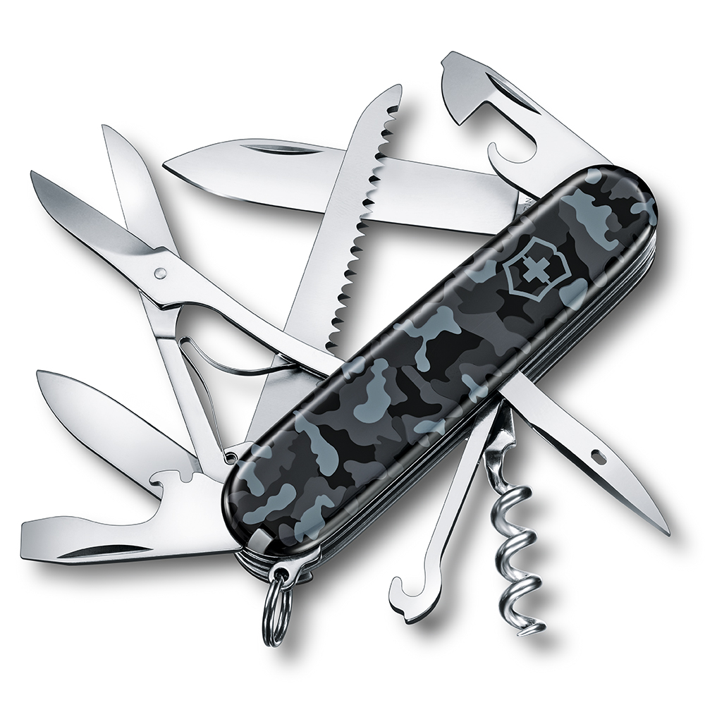 Victorinox 瑞士維氏狩獵者15用瑞士刀 海軍迷彩 瑞士刀 折疊刀 Yahoo奇摩購物中心