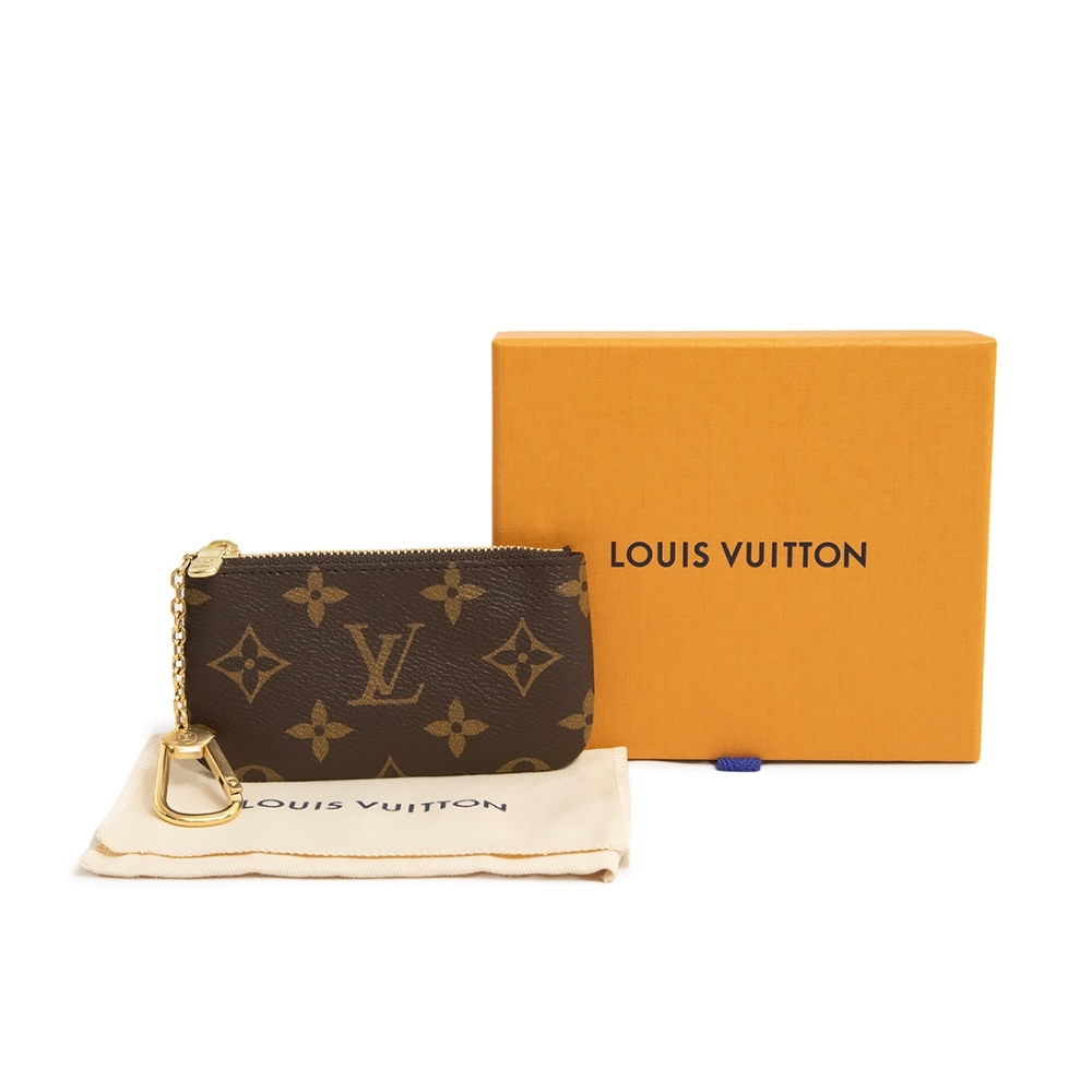 Louis Vuitton M62650 Monogram帆布老花鑰匙零錢包(棕色)