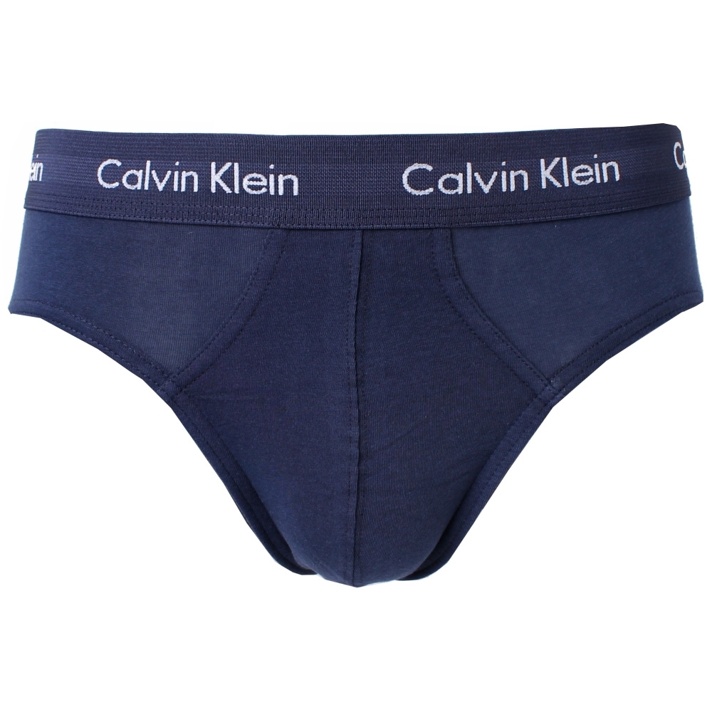 Calvin Klein ck COTTON STRETCH純棉彈性男三角內褲(丈青)