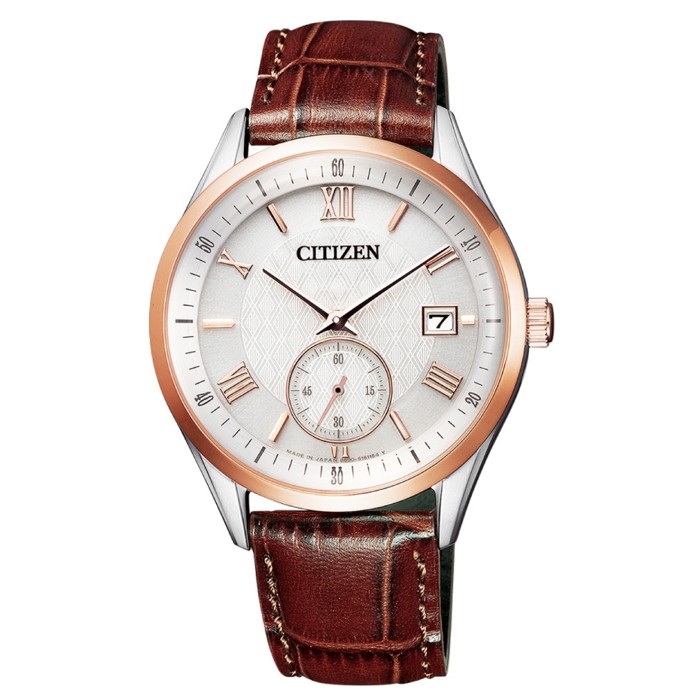 CITIZEN 星辰錶 光動能 箱型藍寶石水晶鏡面(BV1124-14A)38.5mm