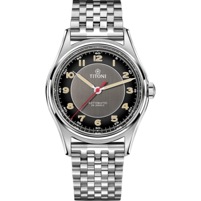 TITONI 梅花錶 傳承系列百周年紀念機械錶-39mm 83019 S-638