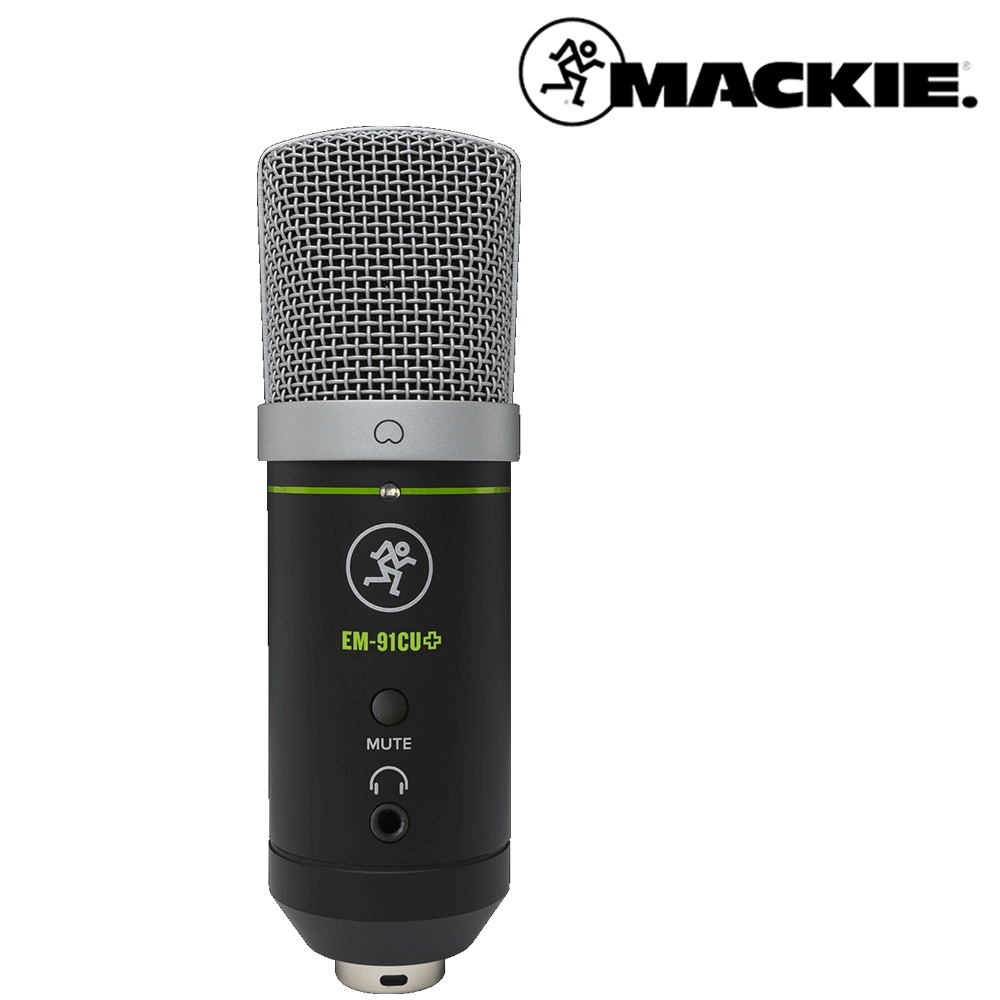 『MACKIE』人聲電容式麥克風 EM91-CU+ / USB插孔 公司貨保固