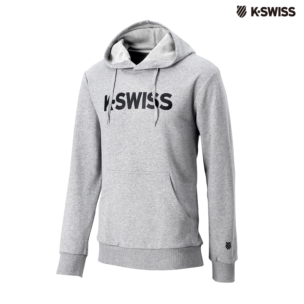 K-Swiss K-Swiss Hoodie連帽上衣-女-灰