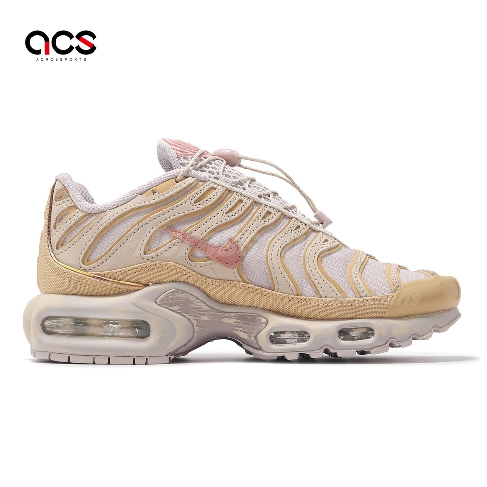 Nike 休閒鞋Wmns Air Max Plus 女鞋金紅氣墊厚底反光復古FZ5062-160