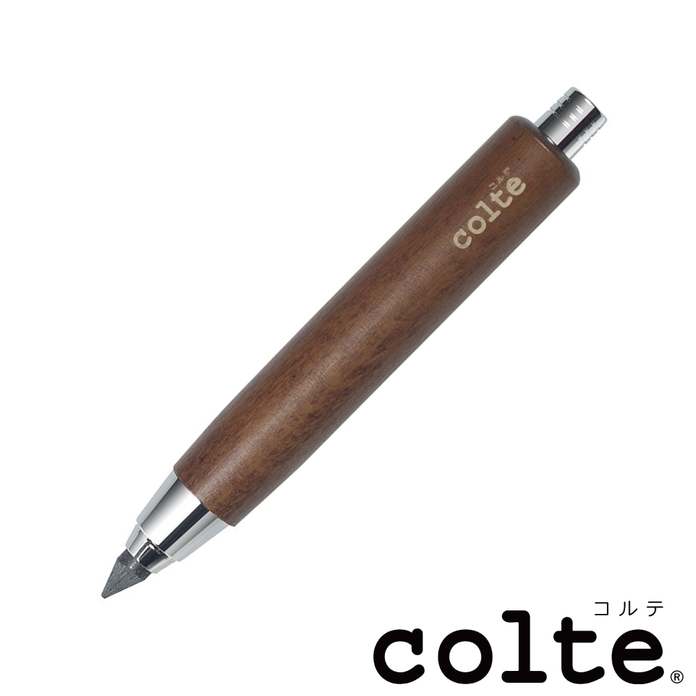 COLTE 圓桿 5.5mm 素描鉛筆 咖啡(附5.5mm 原木專用磨芯器)