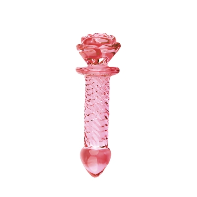 GLASS 玫瑰騎士 玻璃水晶後庭冰火棒 Anus 63 情趣用品/成人用品