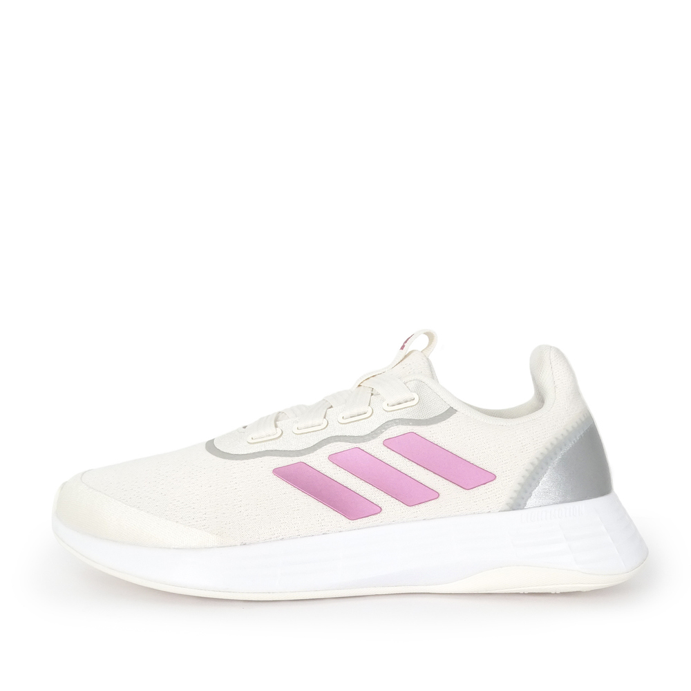 Adidas Qt Racer Sport [FY5679] 女鞋 運動 休閒 慢跑 輕量 避震 透氣 訓練 舒適 米