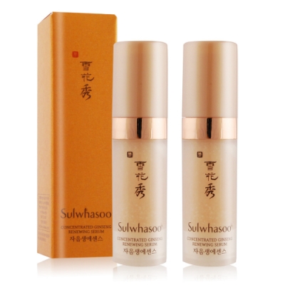 Sulwhasoo 雪花秀 滋陰生人蔘緊緻煥顏微導精露5mlX2