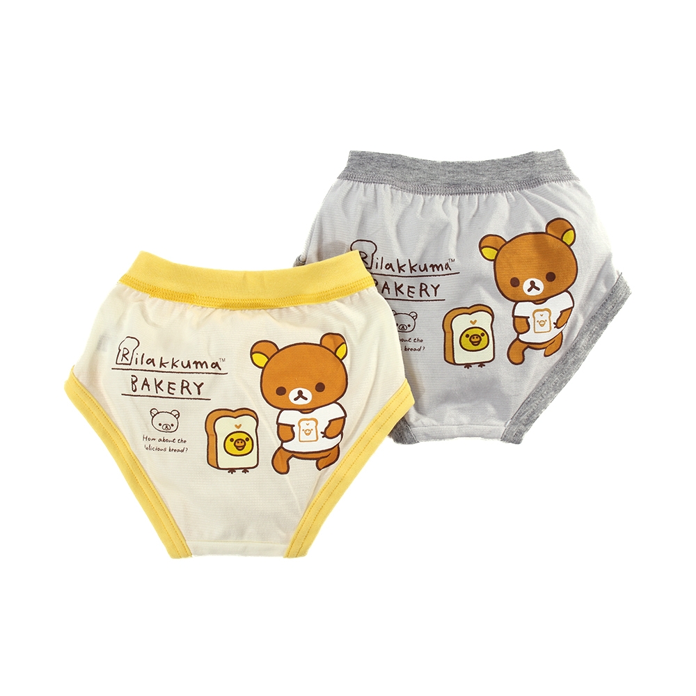 魔法Baby~男童內褲(4件一組) 台灣製卡通拉拉熊正版純棉三角內褲  k51736