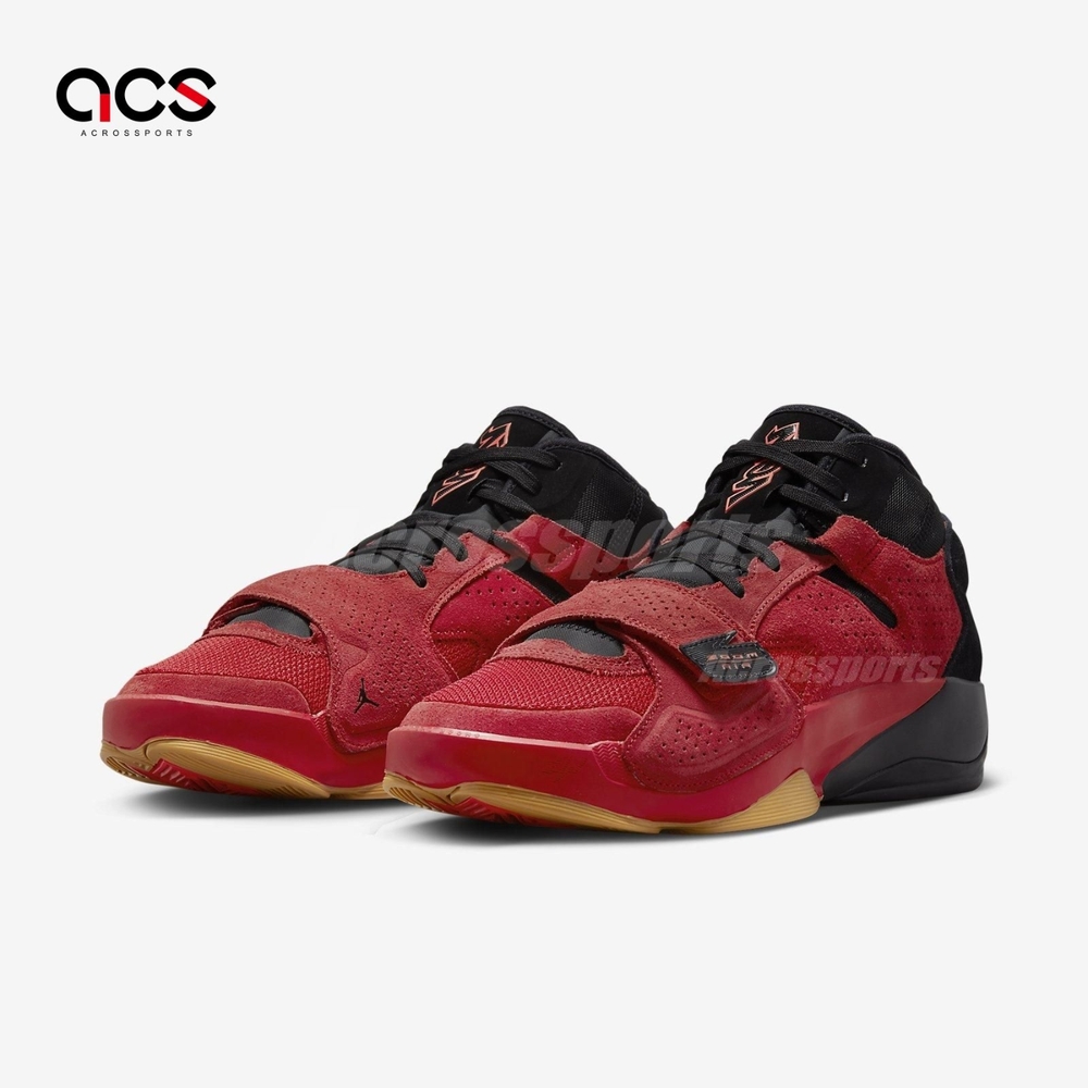 Nike 籃球鞋 Jordan Zion 2 PF 紅 黑 男鞋 胖虎 技安 氣墊 緩震 支撐 DO9072-600