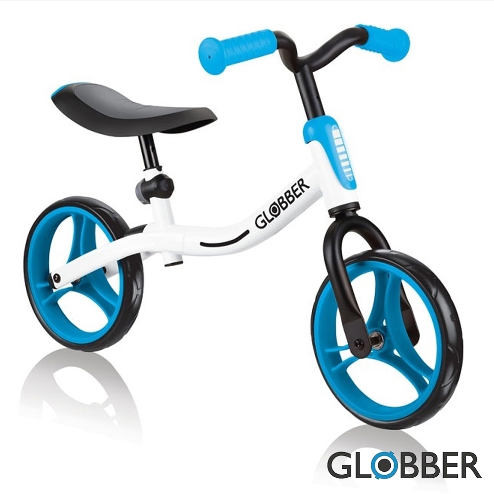 【GLOBBER 哥輪步】Go-Bike兒童平衡車-白藍