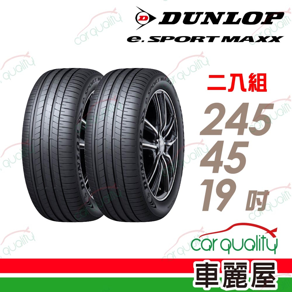 【DUNLOP 登祿普】輪胎登祿普e.SPMAXX-2454519吋_245/45/19_二入組(車麗屋)