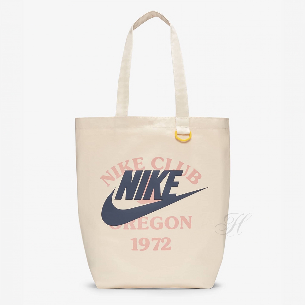 NIKE 側背包 手提包 帆布包 運動 NK HERITAGE TOTE TRND 米 DJ7376-120