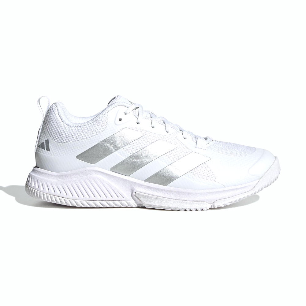 Adidas Court Team Bounce 2.0 W 女 白 緩震 網面 透氣 運動 慢跑鞋 HR1235