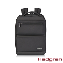 Hedgren NEXT商務系列 RFID防盜 14.1吋雙格層 電腦後背包 黑色