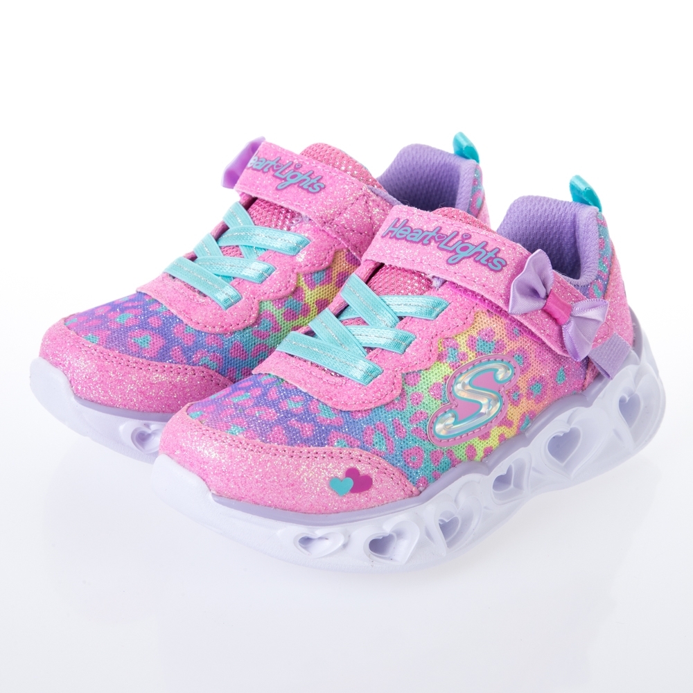 SKECHERS 女嬰童系列 HEART LIGHTS-302088NHPMT