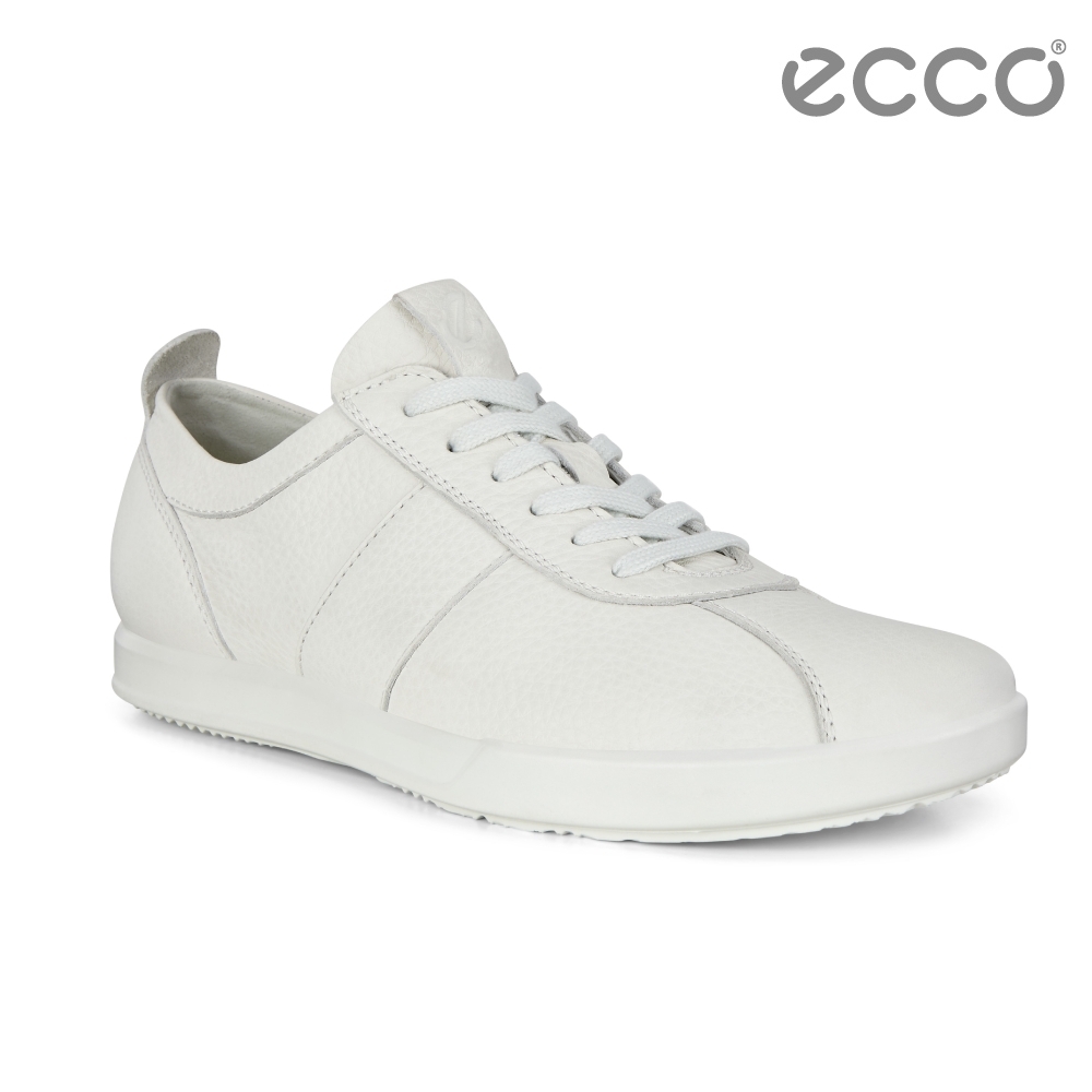 ECCO COLLIN 2.0 精緻復古綁帶休閒鞋 男-白