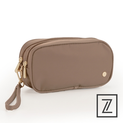 74盎司 Kerry 雙層手掛收納包[LN-779-KE-W]駝