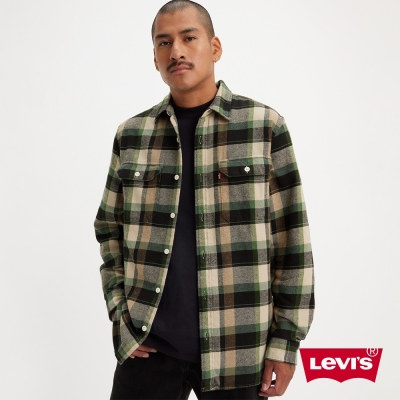 Levis 男款 傑克森工裝襯衫 / 經典格紋 / 綠