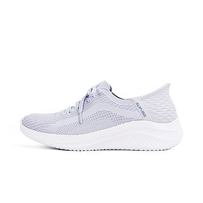 Skechers Ultra Flex 3.0 [149711LTBL] 女 健走鞋 步行 休閒 套入式 瞬穿科技 灰