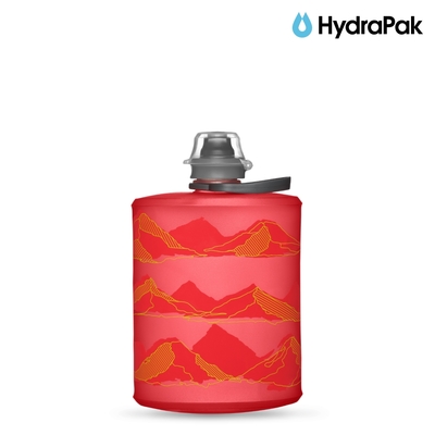 HydraPak Stow Mountain 500ml 軟式水壺 / 紅木紅
