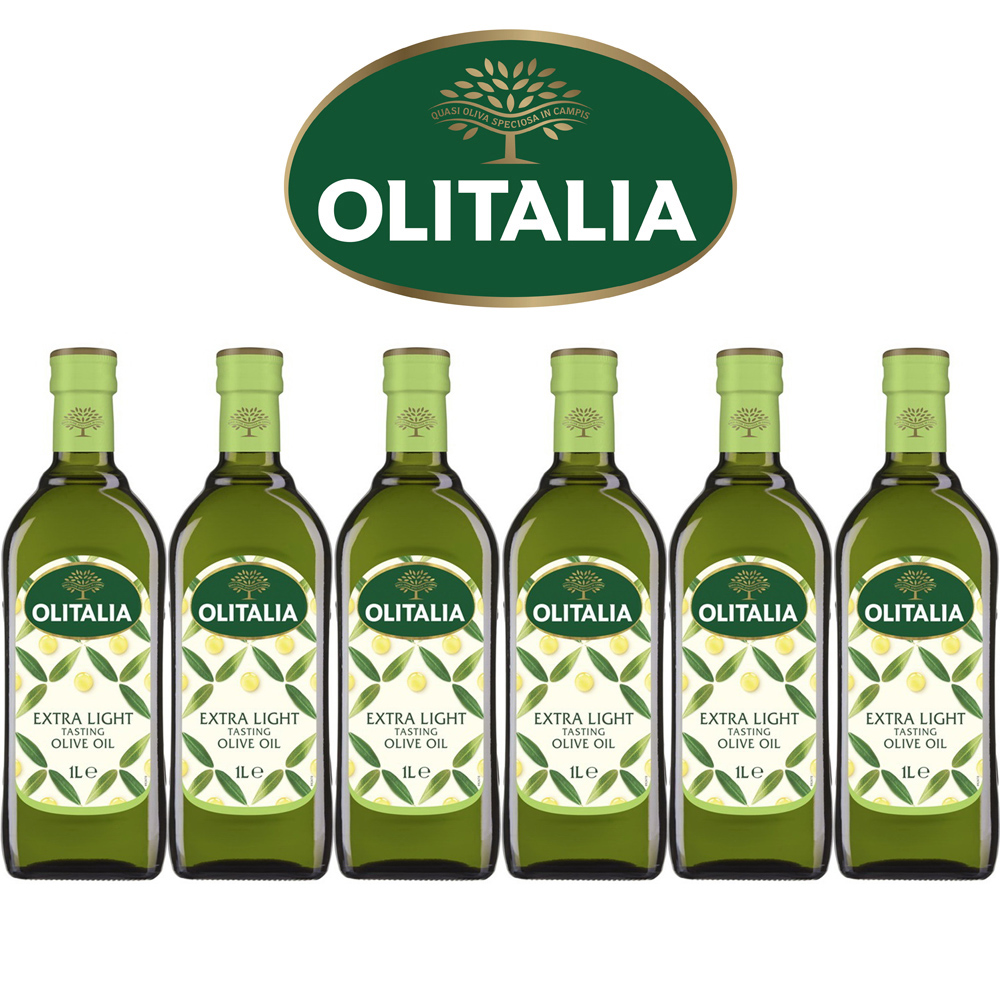 Olitalia奧利塔 精製橄欖油家庭料理組(1000mlx6瓶)